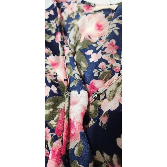 KTOO Women Maxi Dress Over Shorts Floral Size Large Lightweight Romper. New - Picture 8 of 12